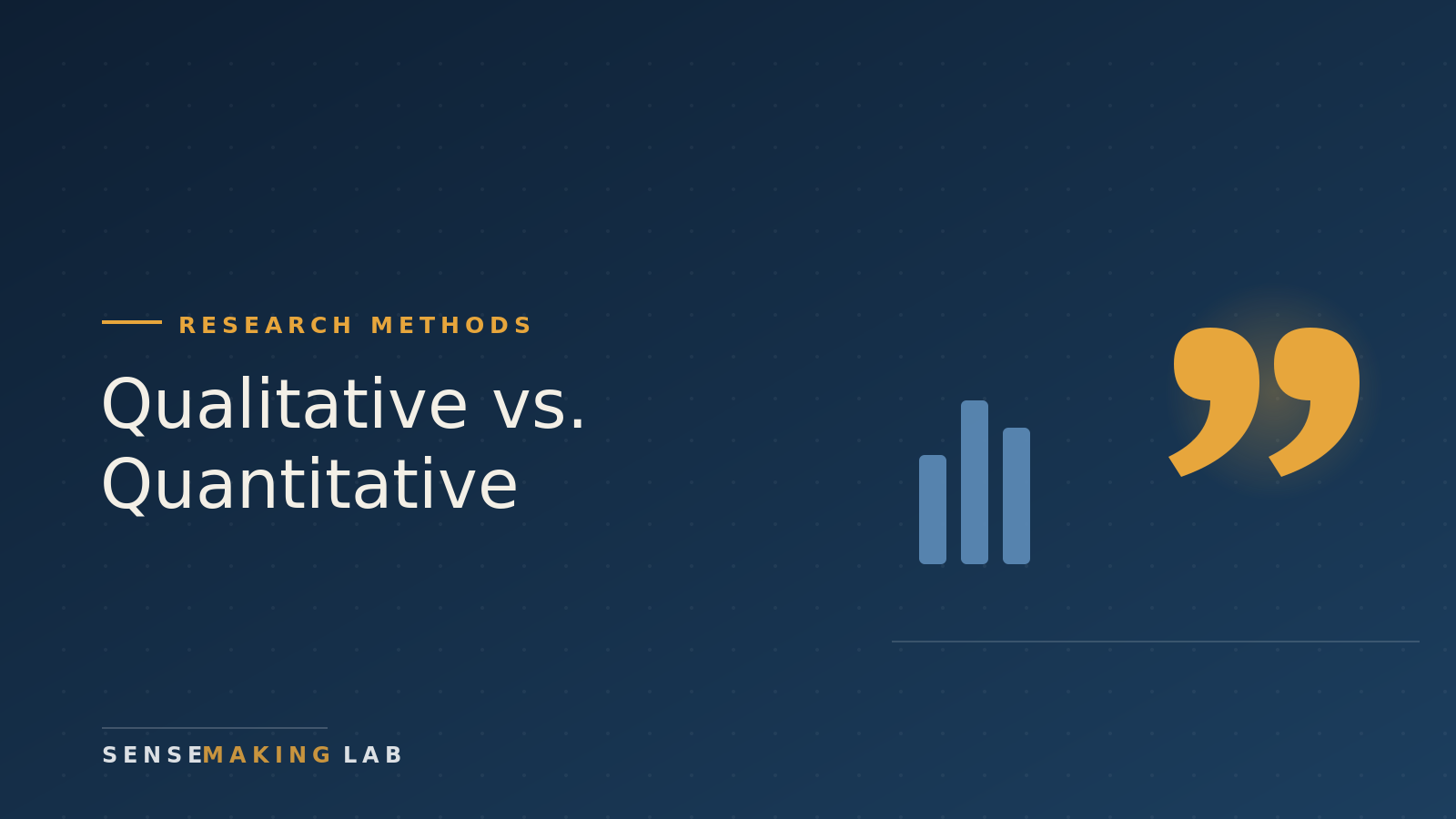 Qualitative vs. Quantitative: Which Method When